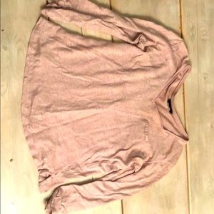 Dull pink long sleeve shirt